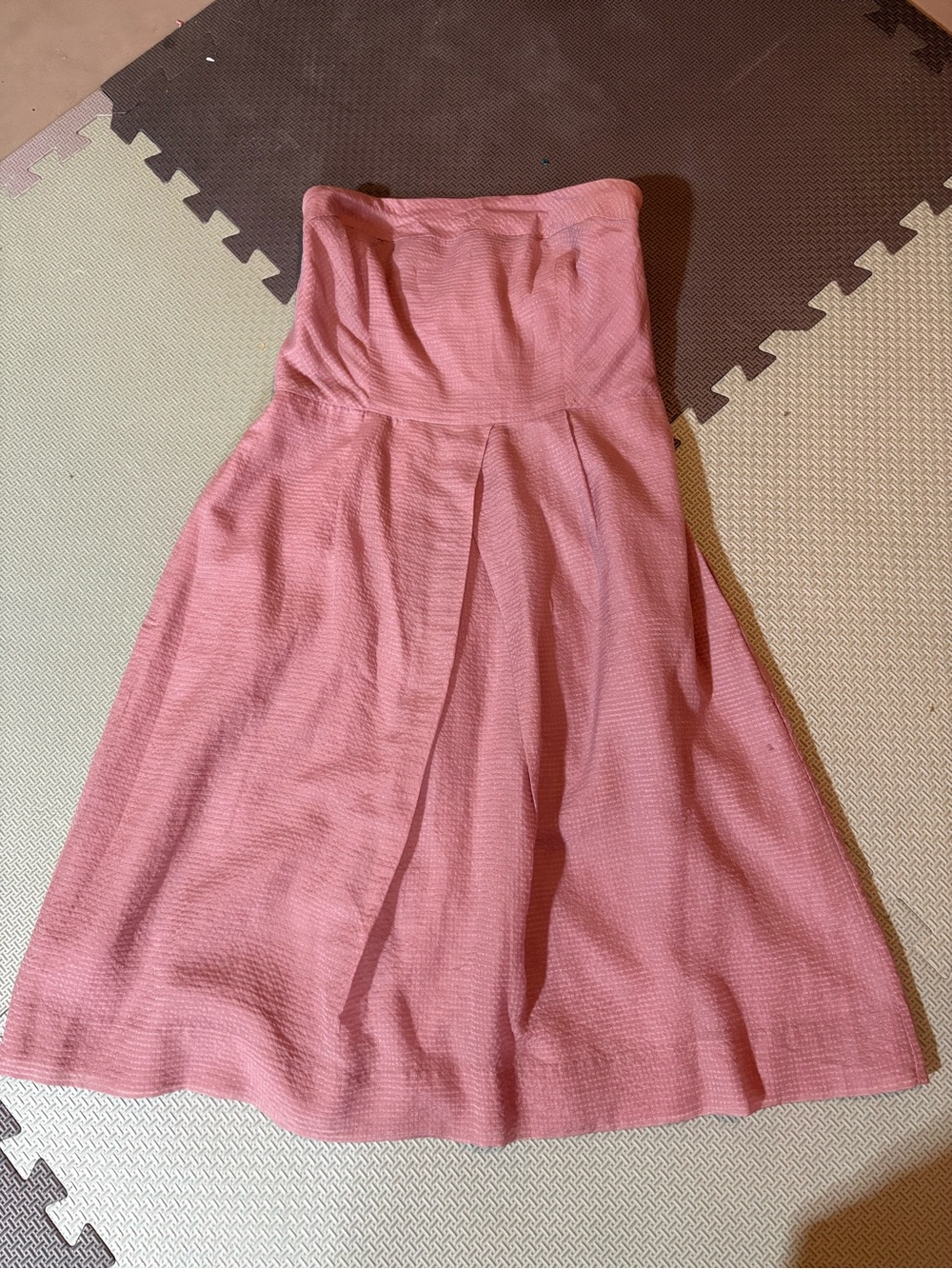 J. Crew Pink Strapless Dress